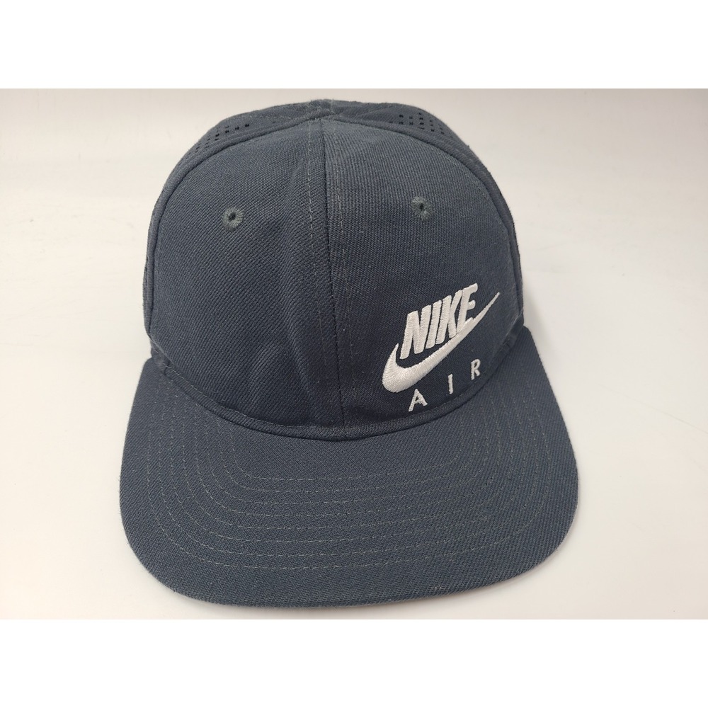 Youth Size 4-7 Nike Air True Snapback Hat Cap Polyester Swoosh‎ Logo Boys Gray